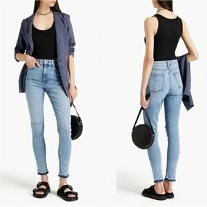 Rag & Bone Nina High-Rise Skinny Jeans in Montrose